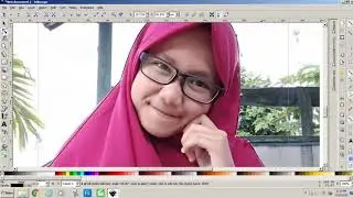 Inkscape Dasar #19 - Menghapus background foto