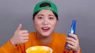 Mukbang Fire Spicy Noodle 불닭볶음면 먹방 DONA 도나