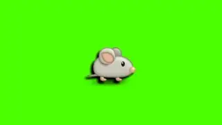The running rat green screen video.