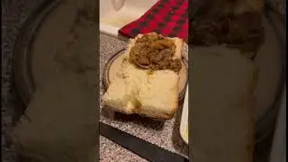 Mississippi Pulled Roast Sandwich with Cheese. #shorts #mississippipulledroast #sandwich