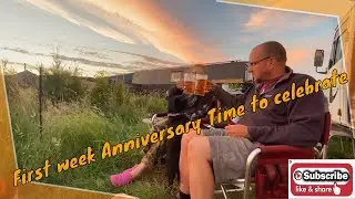 First Weeks Anniversary, time to celebrate #mercedes814d #campervan #mercedes814dvariocamper