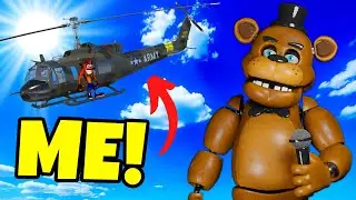 Using a Helicopter in Hide and Seek Against FNAF in Gmod! (Garry's Mod Multiplayer)