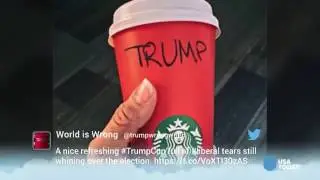 Trump Supporters go after Starbucks after a Supporter was Booted for Wanting  Trump  written on his