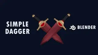 How to Make a Simple Dagger | Blender |