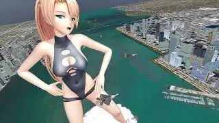 [MMD giantess] observation of GIANTESS test-vid