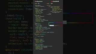 Animated floating label input with HTML and CSS #6