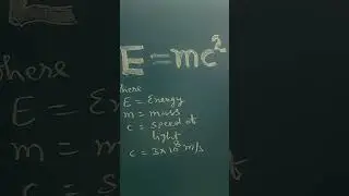 Einstein equation e=mc2 of photoelectric effect #einstein  #Physics 365
