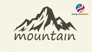 Create a Mountain Logo Design / Flat Design Tutorial in Adobe illustrator for Beginners