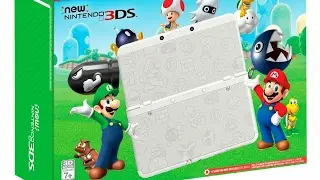 New Nintendo 3ds Super Mario Theme White Edition.