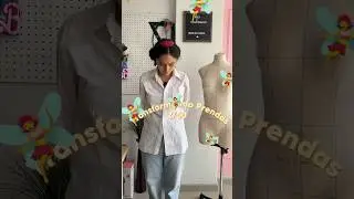 Transformando una camisa de segunda #coser #diydecostura #costura #diyfashion