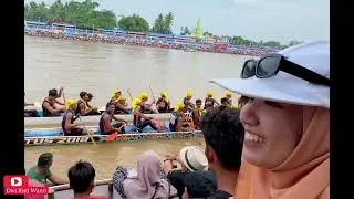 Vlog Nonton Pacu Jalur 2024 di Tepian Narosa Kuantan singingi