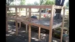 Build a Rabbit Hutch: Completed Frame