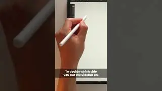 How to move Sidebar in Procreate