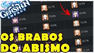 TIMES INCRÍVEIS NO ABISMO! MELHOR GUIA SOBRE O QUE USAR - GENSHIN IMPACT