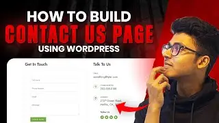 How to create Contact Us page in Wordpress | Vivek Mishra