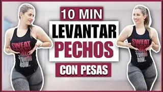 EJERCICIOS PARA LEVANTAR LOS PECHOS | Levantar y Tonificar Busto | NatyGlossGym