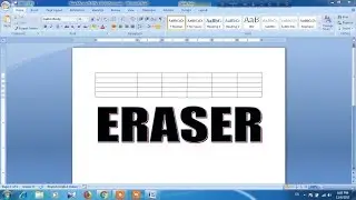 How to use Eraser in Microsoft Word