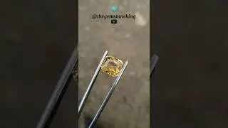 Yellow Sapphire 7.58ct Unheated