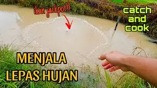 #EP1173 Menjala Selepas Hujan | Dapat Jackpot | Catch and Cook