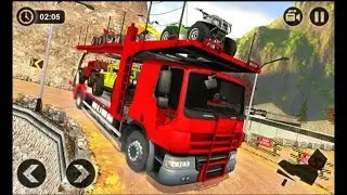 Car Transporter Trailer Truck||Vehicle Transporter Android Gamesplay