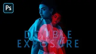 Create Double Exposure Portrait Effect - Photoshop Editing Tutorial