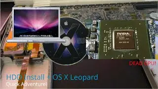 MBP 2008 HDD & OS X Leopard Install - Quick Adventures