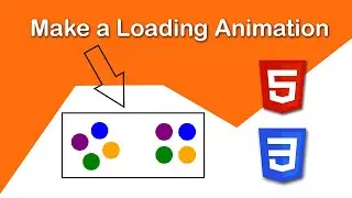 Make a Loading Animation using HTML and CSS | No JavaScript | CSS Tips & Tricks
