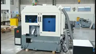 Aluminum Profile Cutting and Stamping on ITL CSNC 80 AL NC Circular/Disc Saw