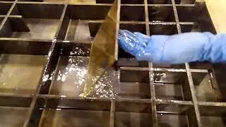 production of a silver mirror. interior technology