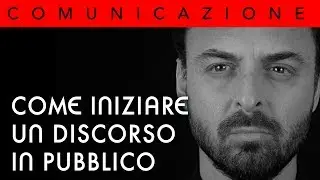 Come iniziare un discorso in pubblico