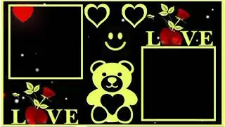 love template video | template video background full screen | love effect | black screen template