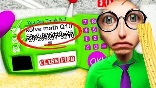 Can A REAL TEACHER Solve Baldi's Impossible Question!?| Baldi's Basics