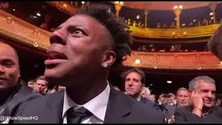 Speed reacts to Messi BallonD’or😳