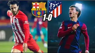 LAMENTABLE FC BARCELONA 1-0 ATLETICO DE MADRID XAVI LE GANA A LO QUE MEJOR SABE SIMEONE