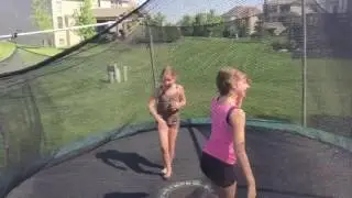 Me and my little sister doing the A B C Gymnastics challenge