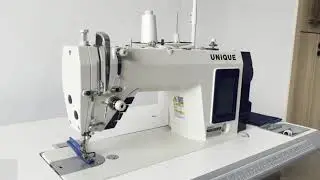 Single needle lockstitch with step motor maquina de costura price industrial sewing machine