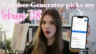 RANDOM NUMBER GENERATOR Decides my FEBRUARY TBR 💌✨