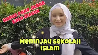 BULE BARBIE PAKE JILBAB DAN NGEREVIEW SEKOLAH ISLAM ☪️✨