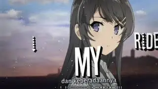 AMV Typography Alight Motion Edit - Mai X Sakuta- Remake Zkyy - (All We Know)