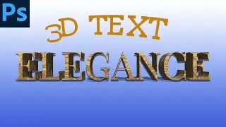 Create 3D Text in Photoshop 