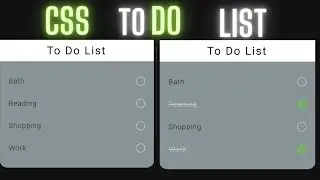 How To Create A To Do List With Only CSS | DIAWEB