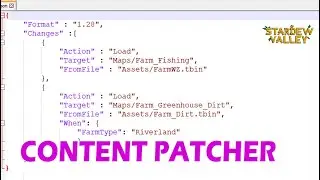 CREATE SIMPLE MODS WITH CONTENT PATCHER - STARDEW VALLEY | MODDING PART 2