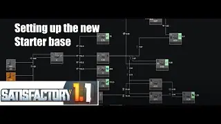 Setting up foundries for starter factory in Satisfactoy 1.1