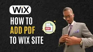How To Add PDF File To Wix Website 2023