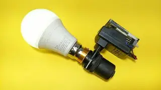 Great use of old mobile charger and old mobile battery
