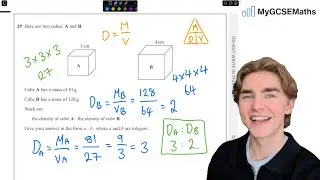 LIVE: Edexcel June 2022 Paper 3 Higher (Selected Questions)