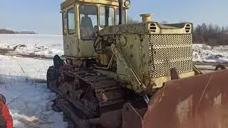 Бульдозер ЧТЗ Т 130 - ЗАВОДИТСЯ И ГЛОХНЕТ ,НАШЛИ ПРИЧИНУ !🙏🙏🙏