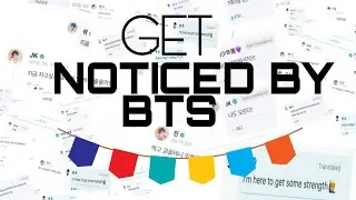 PART- 1 #BTS How to get noticed by BTS💜 / Get noticed on weverse. Borahae - Saranghae - I purple you