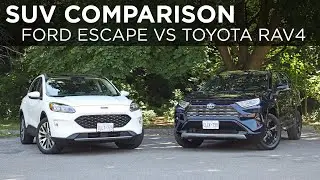 Ford Escape Hybrid vs Toyota RAV4 Hybrid | SUV Comparison | Driving.ca