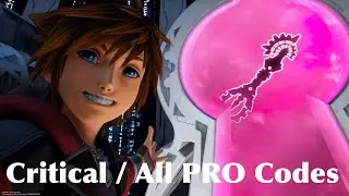 KINGDOM HEARTS III - Data Vanitas: Critical / All PRO Codes